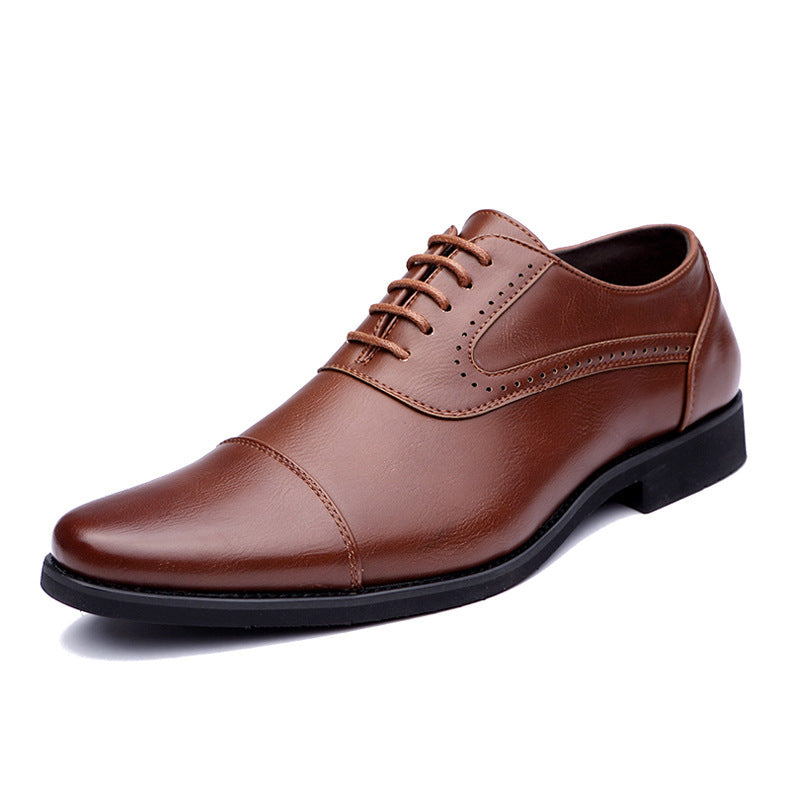 Simple Fashion Trend Casual Leather Shoes For Men