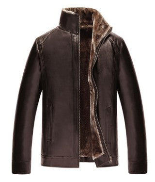 Men's Winter Leather Jacket