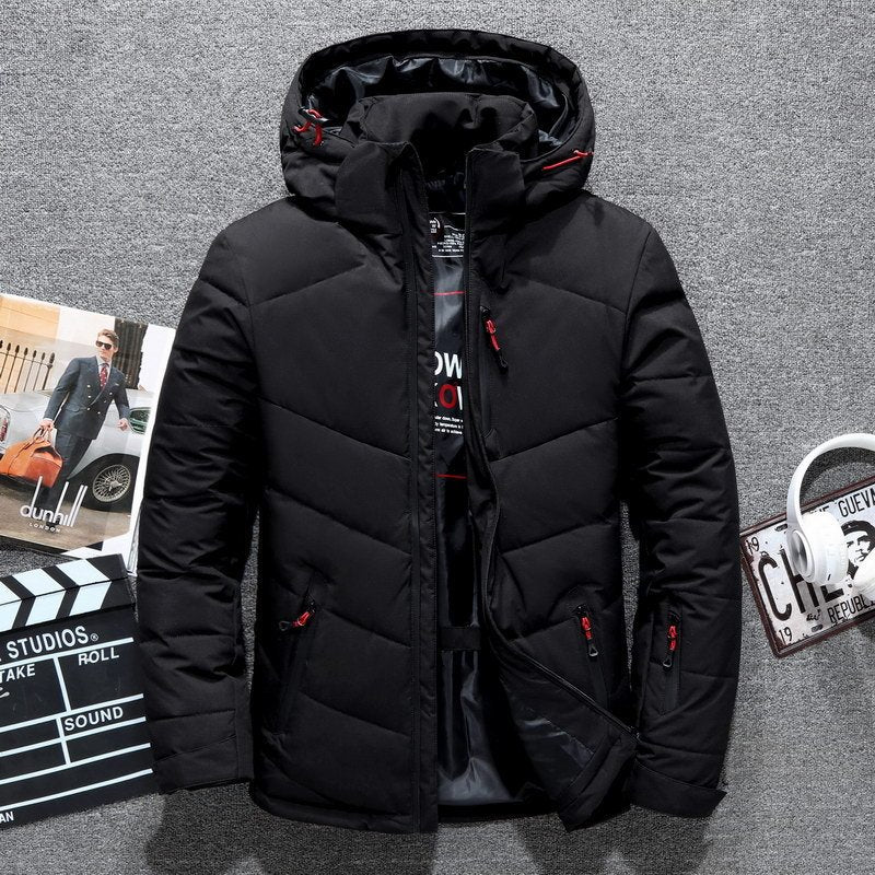 Men's Winter Short Slim Padded Down Jacket