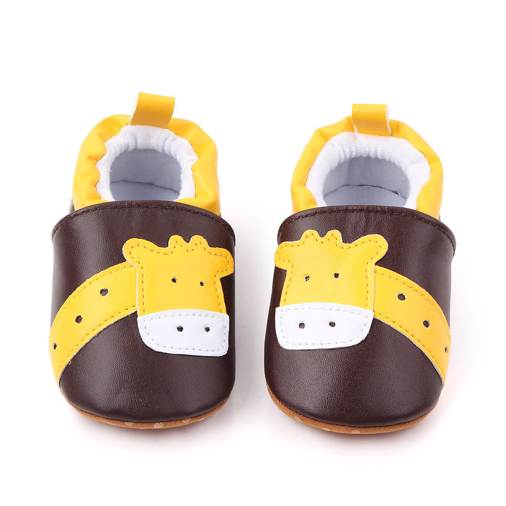 Baby Shoes Soft-Soled Non-Slip Toddler Shoes PU Soft-Soled Front Shoes