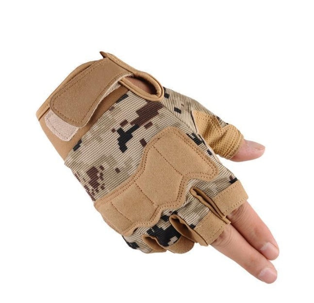 Tactical half finger gloves special forces army fans men and women outdoor sports climbing non-slip training fitness