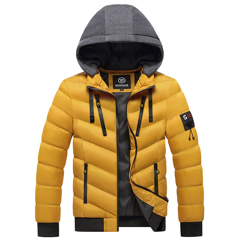 Men's Cotton Winter Hooded Jacket