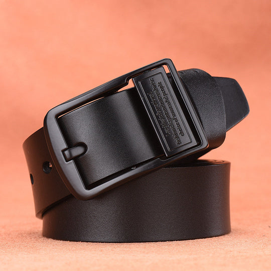 Men's leather belt