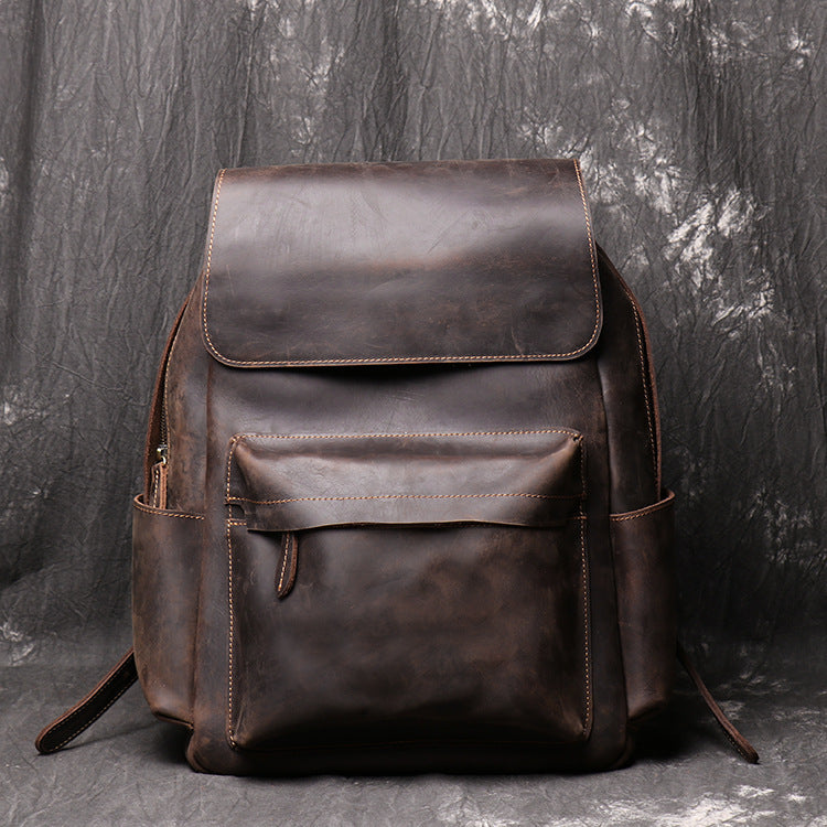 Leather Backpack Retro