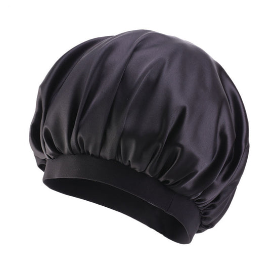 European And American Style Wide-Brimmed Satin Dome Night Hat