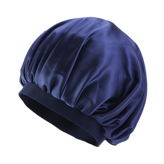 European And American Style Wide-Brimmed Satin Dome Night Hat