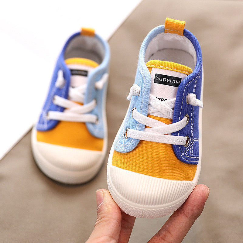 Kindergarten Indoor Shoes Baby Cloth Shoes Children Canvas Shoes