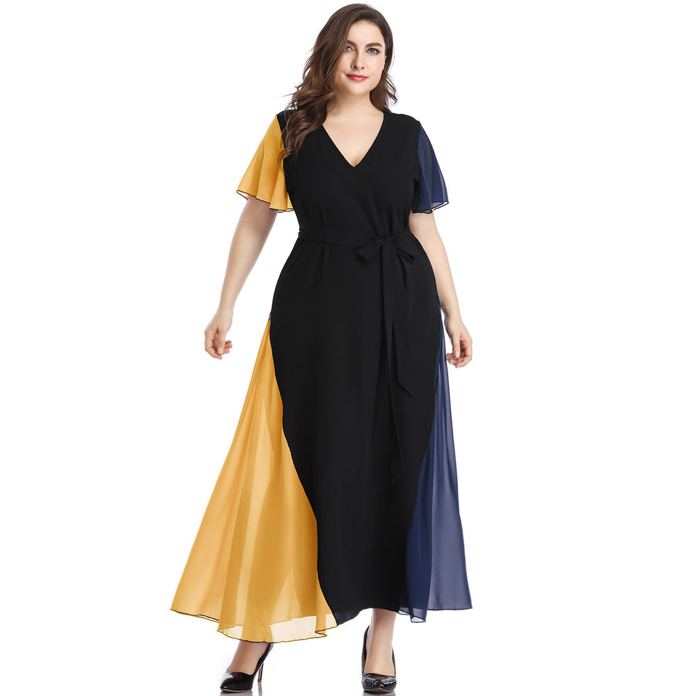 Plus Size Long Dress Women Maxi Gown Summer