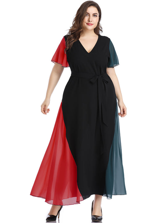 Plus Size Long Dress Women Maxi Gown Summer