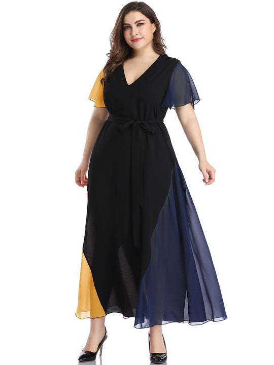 Plus Size Long Dress Women Maxi Gown Summer