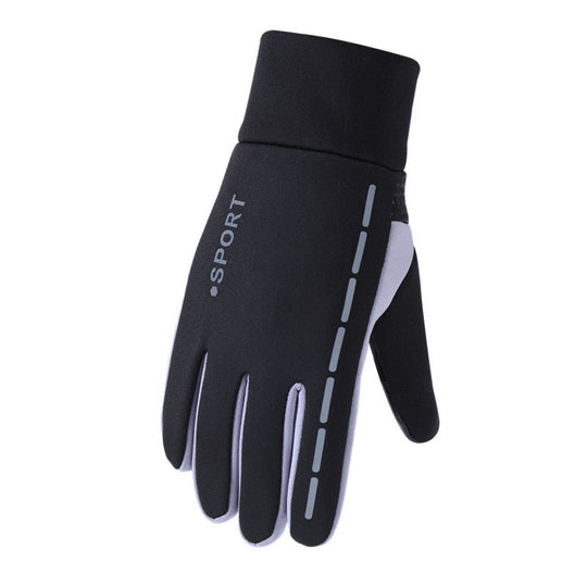 Non-slip Reflective Sports Gloves Winter Men