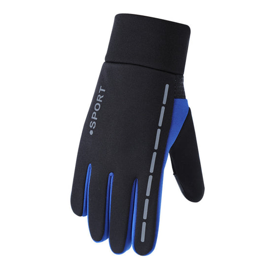 Non-slip Reflective Sports Gloves Winter Men