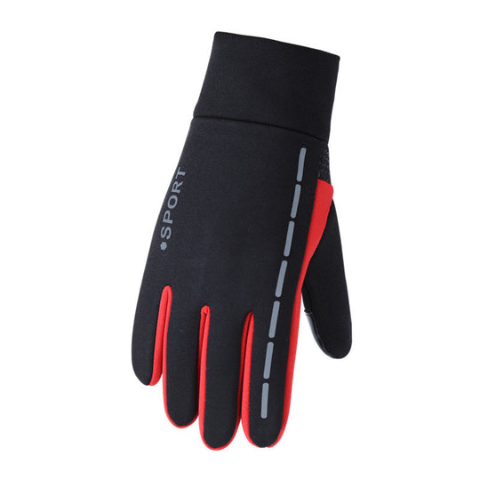 Non-slip Reflective Sports Gloves Winter Men