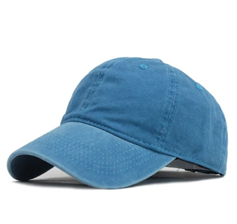 Solid Color Baseball Hat Couple Wash Hat Men