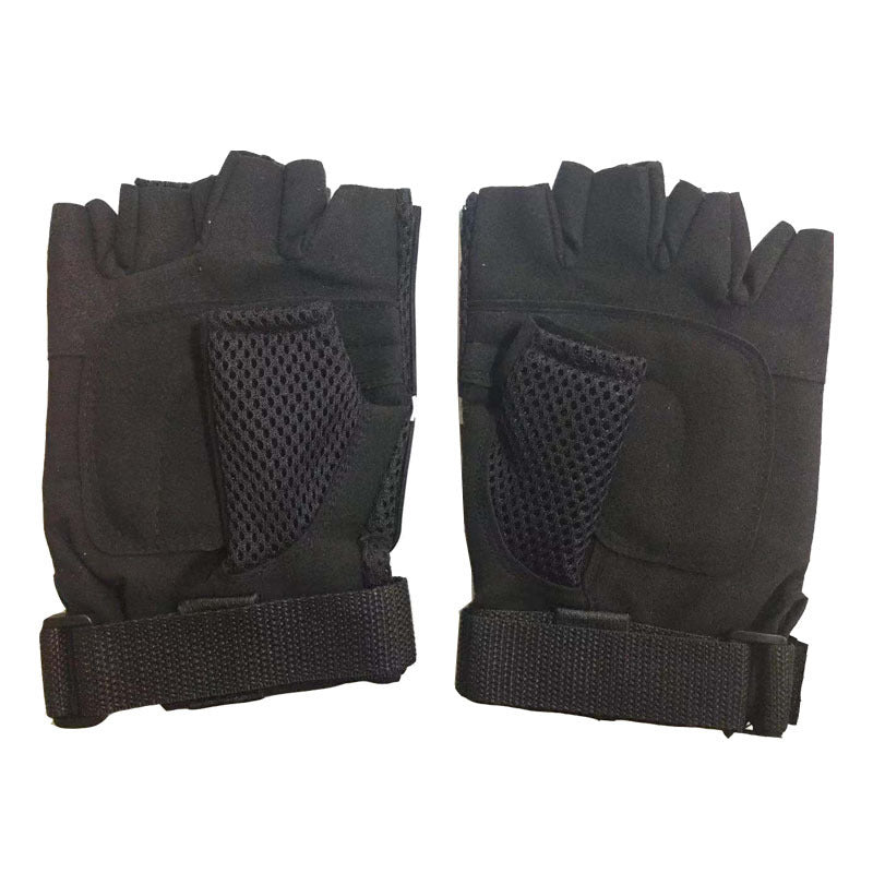 Tactical Gloves Men's Combat Paintball Training Climbing Half Finger Gloves Men Outdoor