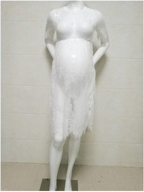 Summer Maternity Photography Dress Lace Pregnant Women Dress