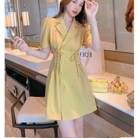 Temperament Slim Dress Women Summer Suit Skirt