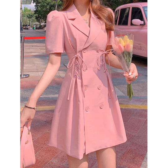 Temperament Slim Dress Women Summer Suit Skirt