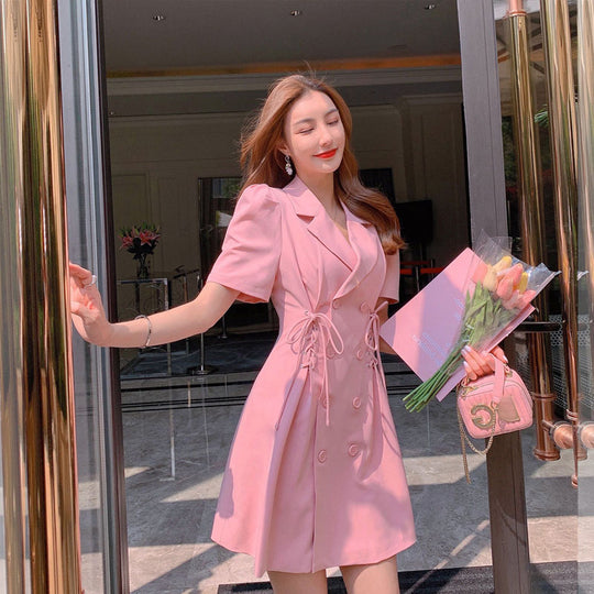 Temperament Slim Dress Women Summer Suit Skirt