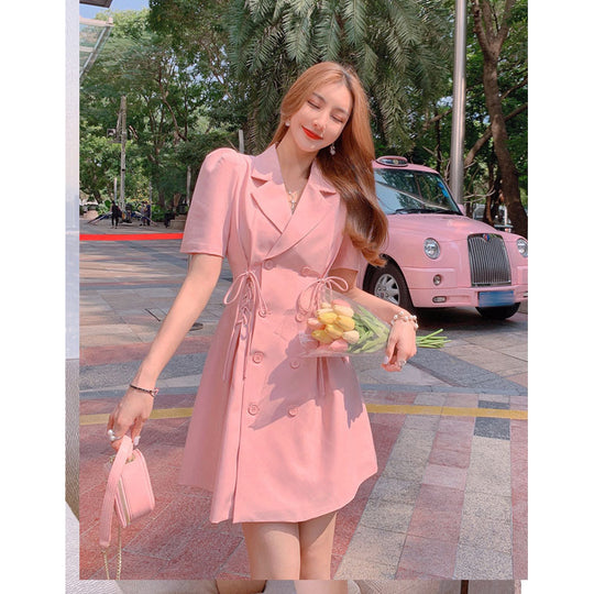 Temperament Slim Dress Women Summer Suit Skirt