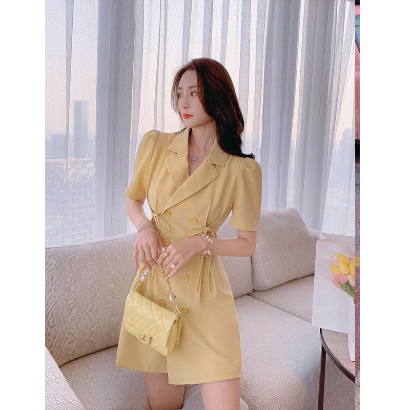 Temperament Slim Dress Women Summer Suit Skirt