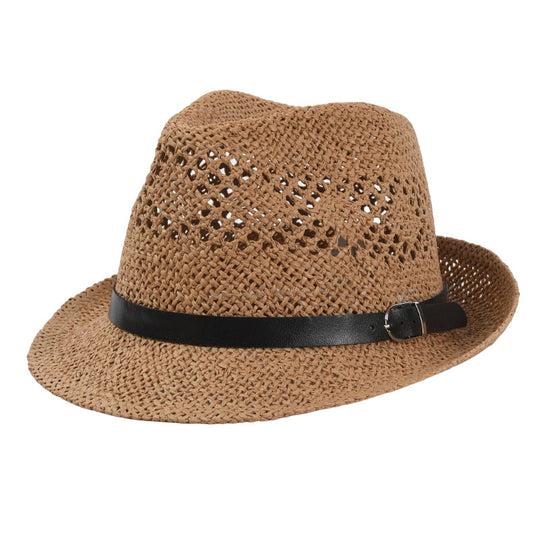 Men Women Personalized Handmade Straw Jazz Hat