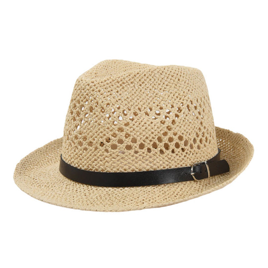 Men Women Personalized Handmade Straw Jazz Hat