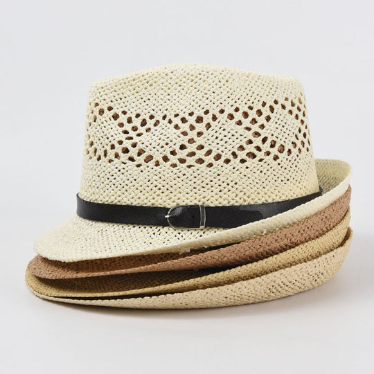 Men Women Personalized Handmade Straw Jazz Hat