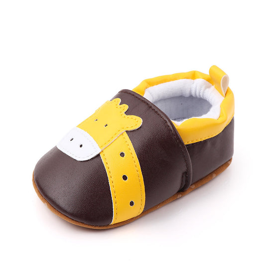 Baby Shoes Soft-Soled Non-Slip Toddler Shoes PU Soft-Soled Front Shoes