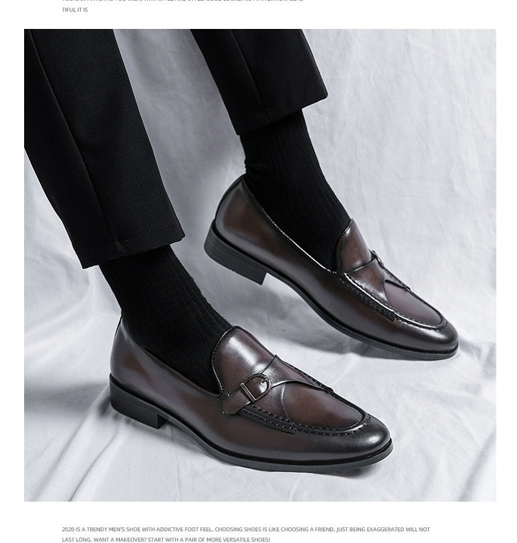 Slip-on High-grade Leather Shoes For Men