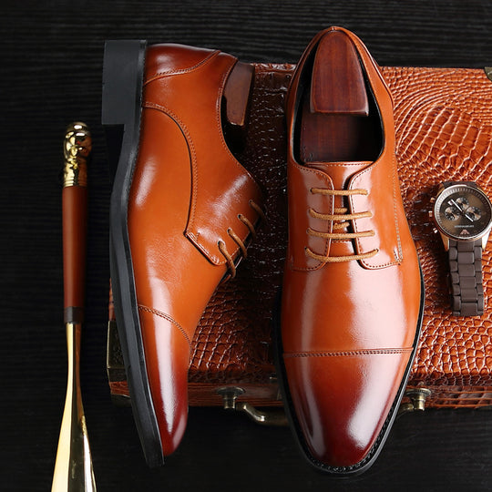 British style business shoes for men