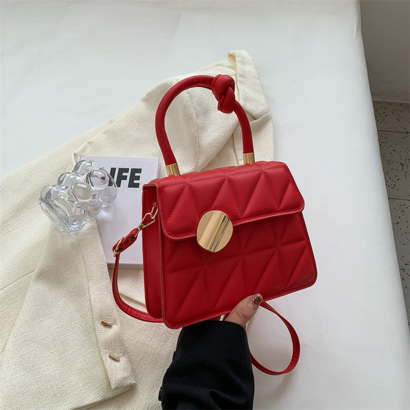 French Minority Design Rhombus Small Handbags Female