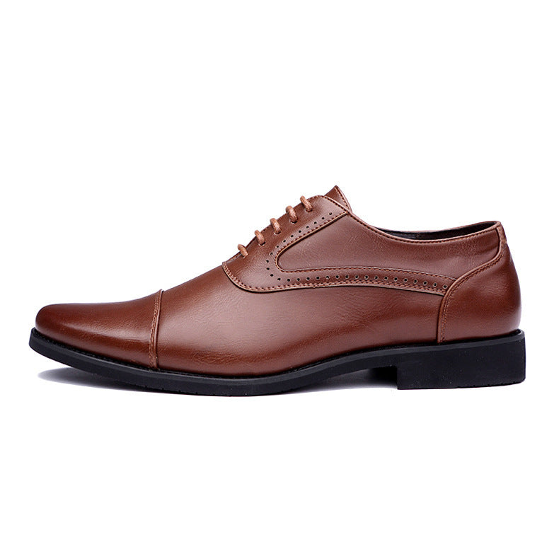 Simple Fashion Trend Casual Leather Shoes For Men