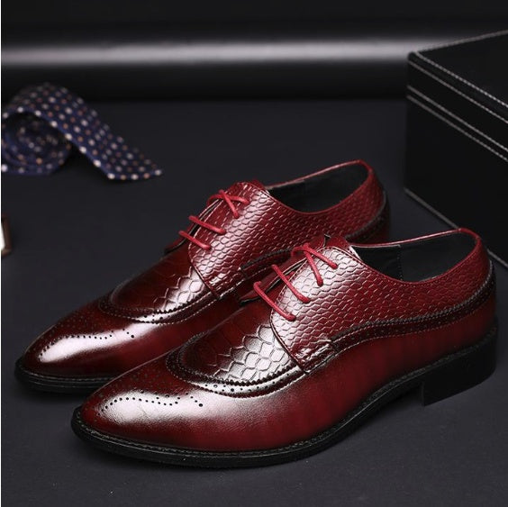 new spring men flats lace up male business oxfords men leather shoes