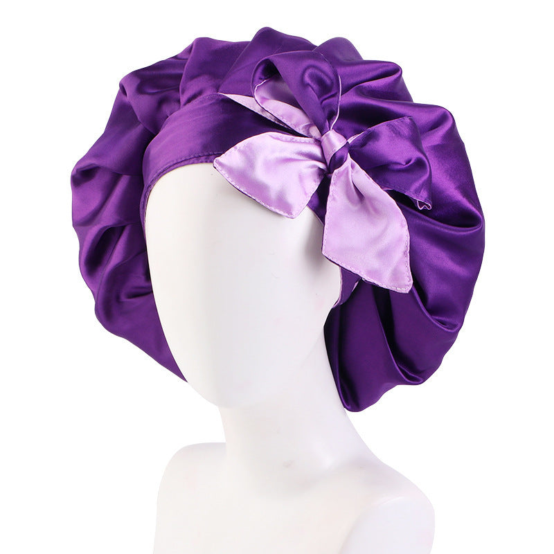 Trendy Double Satin Women's Hair Care Hat