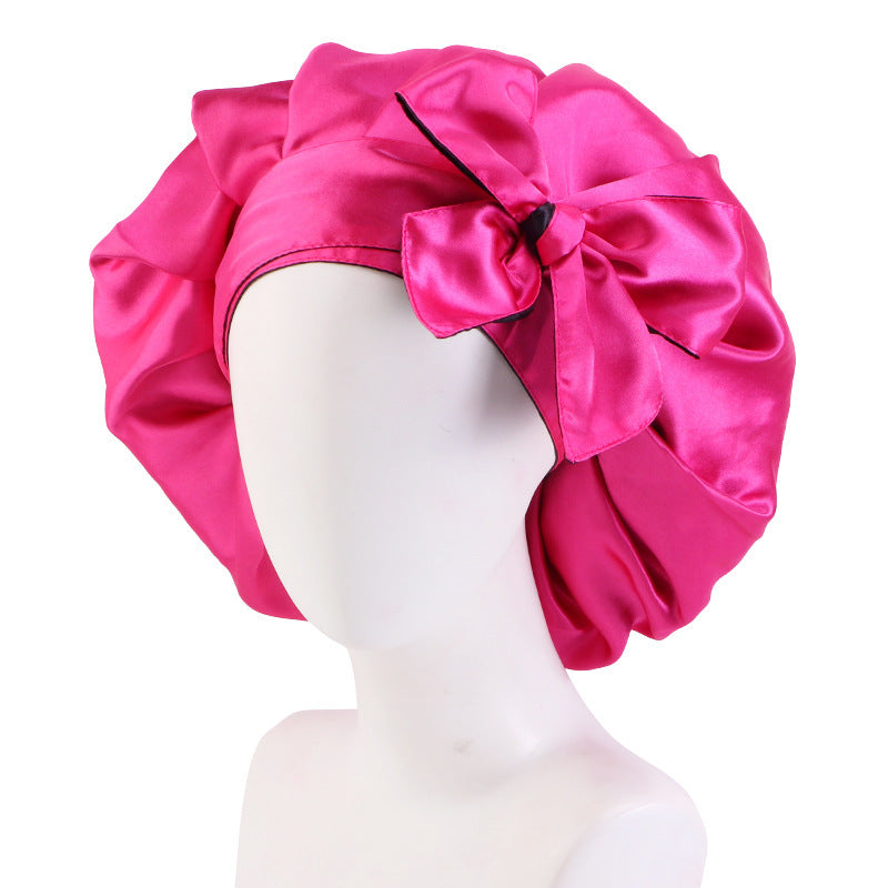 Trendy Double Satin Women's Hair Care Hat