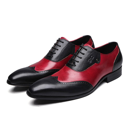 Genuine Leather Formal Business Leather Shoes Men