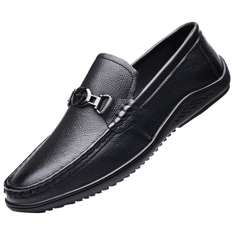 Fashion Casual Shoes Men Leather Feet