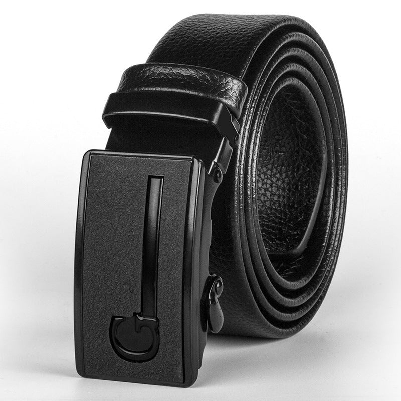 Men's Belt With Automatic Buckle