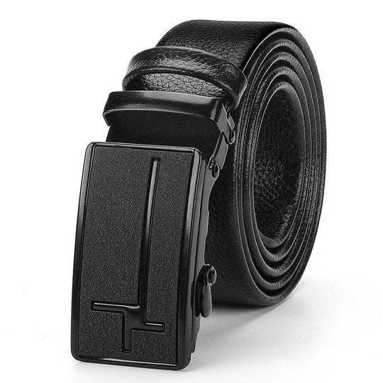 Men's Belt With Automatic Buckle