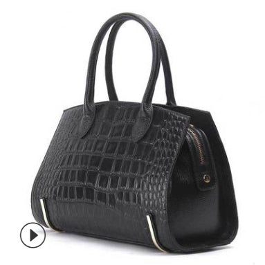 Leather handbags casual ladies handbag shoulder diagonal package