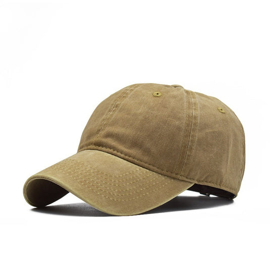 Solid Color Baseball Hat Couple Wash Hat Men