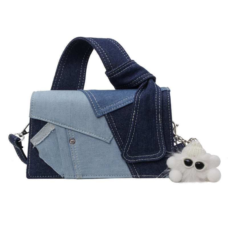 Denim Small Handbags Western Style Shoulder Messenger Bag