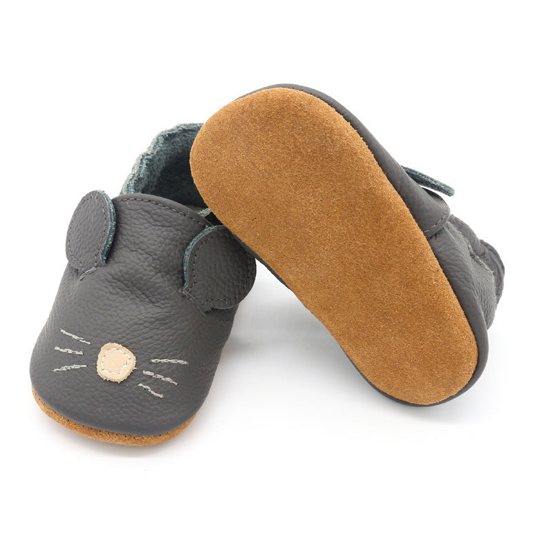 Baby Shoes Soft-Soled Non-Slip Toddler Shoes PU Soft-Soled Front Shoes