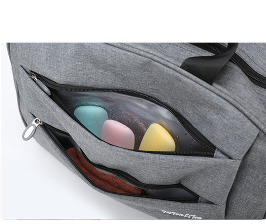 Men's Travel Bag Portable Sports Fitness Folding Waterproof