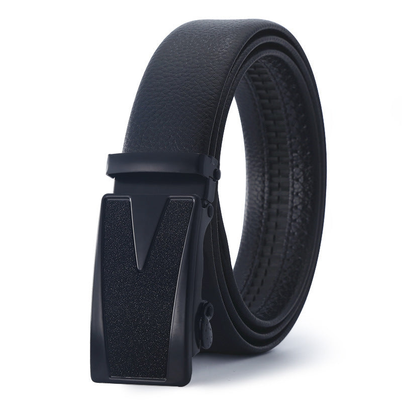 Men's Belt With Automatic Buckle