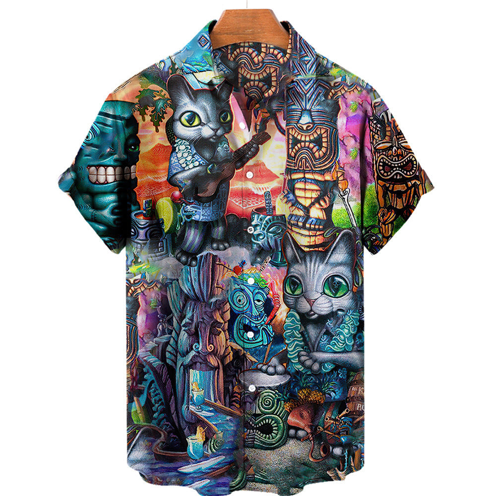 Beachwear Printed Shirt For Men