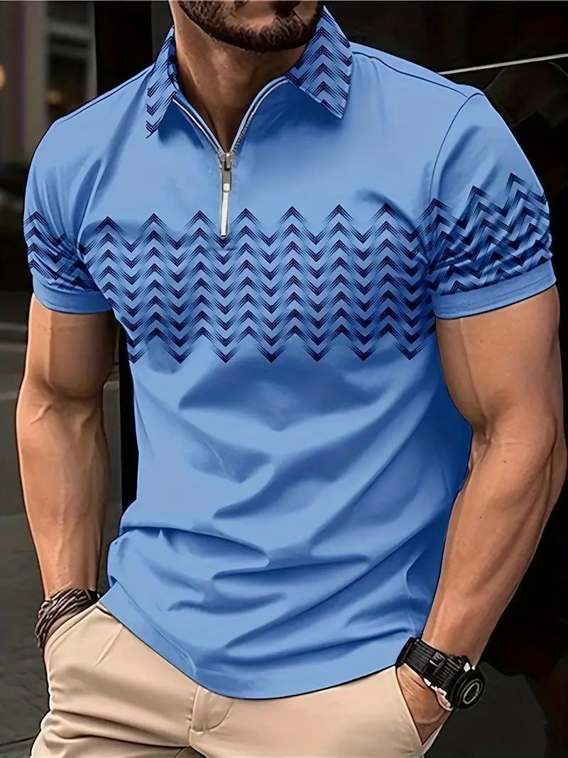 Printed Golf Shirt For Men