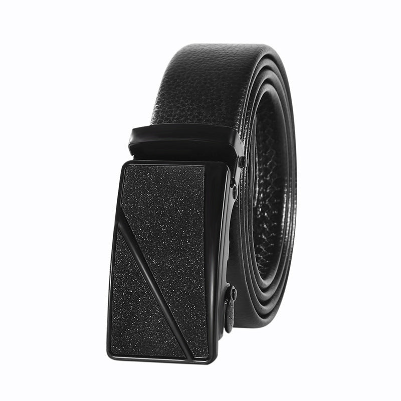 Men's Belt With Automatic Buckle