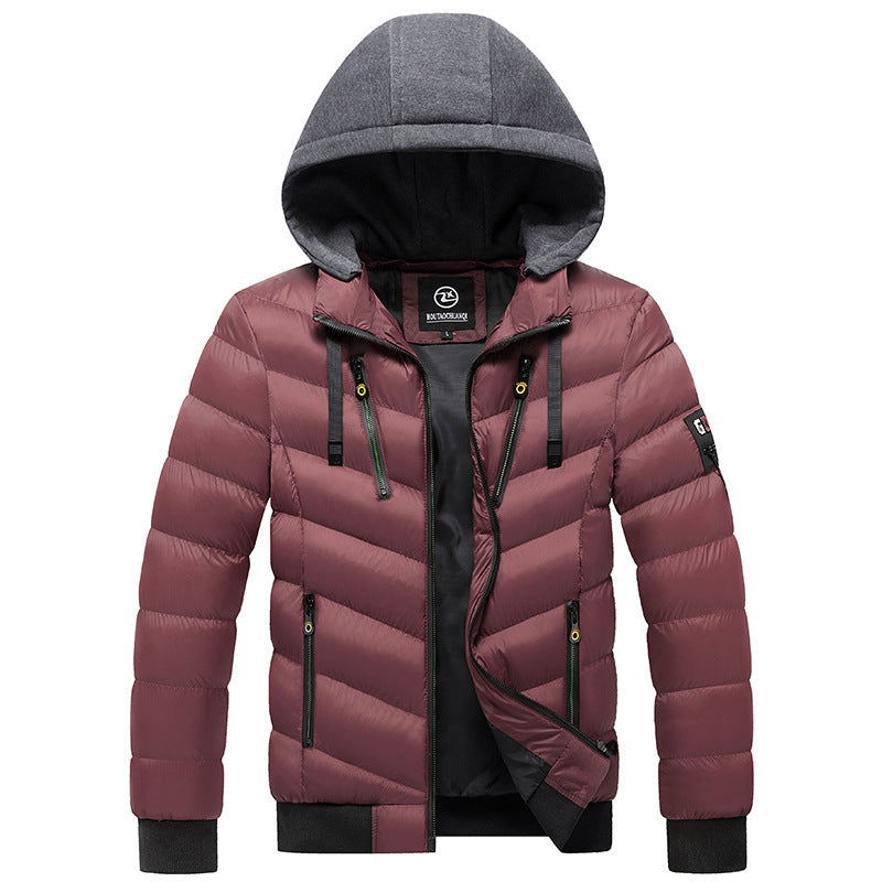 Men's Cotton Winter Hooded Jacket